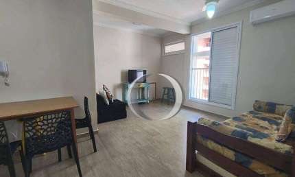 Apartamento com 1 dormitório à venda, 50 m² por R$ 340.000,00 - Pitangueiras - Guarujá/SP