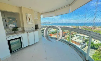 Apartamento reformado com 3 suítes, varanda gourmet, 2 vagas à venda, 127 m² por r$ 1.400.000 - enseada - guarujá/sp