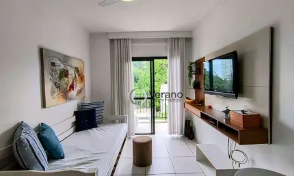 Apartamento com 1 dormitório, sendo suíte à venda por r$ 280.000 - enseada - guarujá/sp