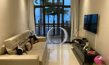 Apartamento com 2 dormitórios à venda, 100 m² por R$ 1.600.000,00 - Enseada - Guarujá/SP