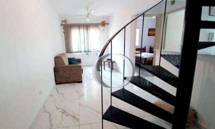 Cobertura com 1 dormitório à venda, 100 m² por R$ 330.000,00 - Enseada - Guarujá/SP