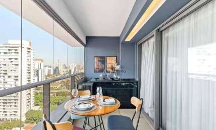 Apartamento com 1 dormitório à venda, 43 m² por R$ 950.000 - Brooklin Paulista - São Paulo/SP
