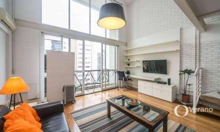Loft com 2 quartos à venda na Rua Bandeira Paulista, 300, Itaim Bibi, São Paulo