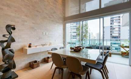 Apartamento Duplex com 3 dormitórios à venda por R$ 4.250.000,00 - Brooklin - São Paulo/SP