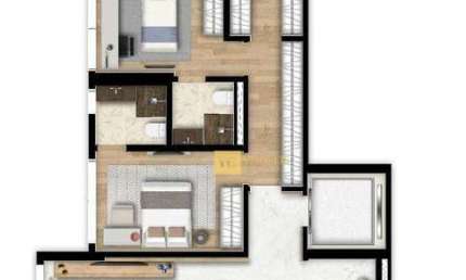 Apartamento com 2 dormitórios à venda, 128 m² por R$ 2.286.000,00 - Bigorrilho - Curitiba/PR