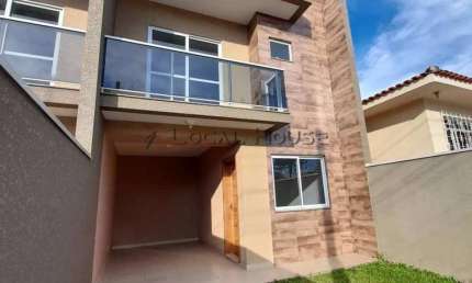 Sobrado à venda em Curitiba, Xaxim, com 3 quartos, 101m²