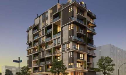 Studio à venda em Curitiba, Água Verde, com 1 quarto, 30,72m²