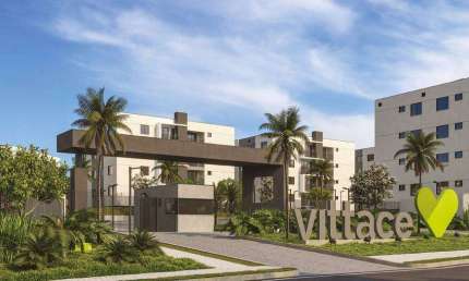 Apartamento à venda em Curitiba, Capão Raso, com 3 quartos, 54,85m²
