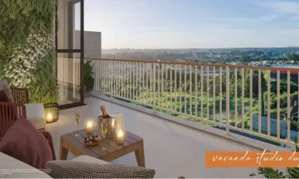 Apartamento à venda em Curitiba, Bairro Alto, com 1 quarto, 34,45m²