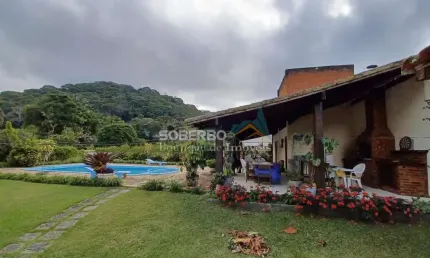 Chácara 11.700 m2, Casa Linear, 4 Quartos, Piscina, Sauna, Pomar, Albuquerque, Teresópolis