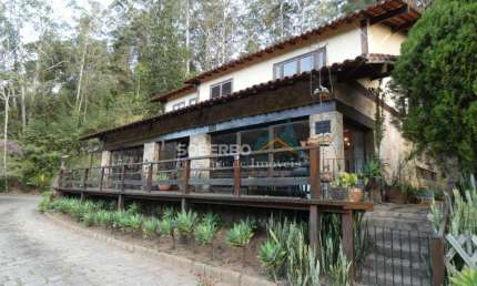 Sítio c/ 50.000 m2, Casa 4 Quartos, Piscina, Sauna, Lago, Nascente, Montanhas, Teresópolis, RJ