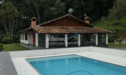 Sítio 28.210 m2, Casa 4 Quartos, Piscina, Sauna, Sebastiana, Teresópolis, RJ