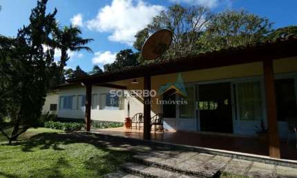 Chácara com 5980 m2, 3 Casas, Principal com 4 Quartos, Fazenda Boa Fé, Teresópolis, RJ