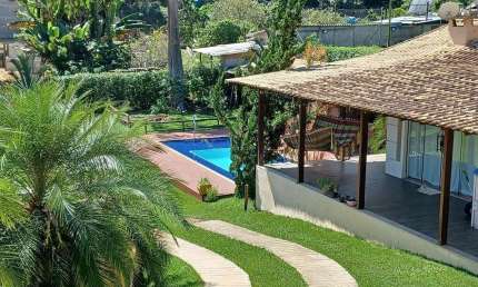 Casa de campo, 2 Quartos (1 suíte), Piscina Quente, Futebol, Área Gourmet, Providência, Teresópolis/RJ