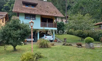Casa 4 quartos à venda, quintal e jardim, parque ingá, teresópolis, rj