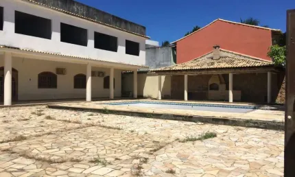 Terreno de 750 m2 com Casa Inacabada, 13 quartos, Braga, Cabo Frio, RJ