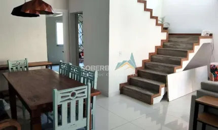 Casa 4 Quartos (1 Suíte), condomínio com piscina, sauna, churrasqueira; Agriões, Teresópolis-RJ