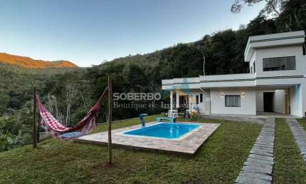 Casa 3 Quartos com Quintal, Piscina, Albuquerque, Teresópolis, RJ
