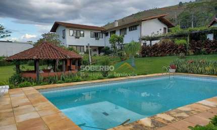 Casa 5 Quartos, 2255 m2, Jardim, Piscina, Sauna, Albuquerque, Teresópolis