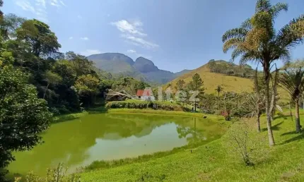 Sítio 70.000 m2, 5 quartos, lagos, nascentes, 6 baias - córrego das pedras, teresópolis, rj