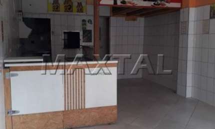 Salão comercial, 60 m² salão amplo, 1 banheiro e 1 cozinha - Santana