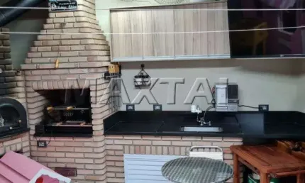 Sobrado 125m² com 3 dormitórios, 1 suíte,  sala ampla, ar condicionado, cozinha 2 vagas. Vende