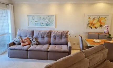 Apartamento à venda de 102m², com 3 quartos, 1 suíte, 2 vagas, depósito, lazer completo, em santana.
