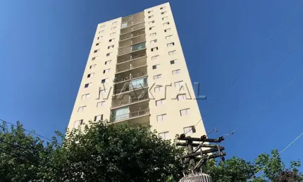 Apartamento á venda,  com 2 dormitórios, 2 banheiros, 1 vaga de garagem, 64m², em Santana