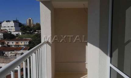Apartamento à venda novo 2 dormitórios, varanda grill, 1 vaga, no mandaqui. com 42m².