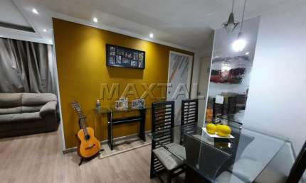 Apartamento com 58m², 2 quartos, 2 banheiros, 2 salas, 1 vaga de garagem, próximo ao metrô Tucuruvi.
