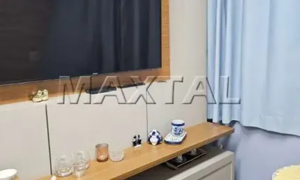 Apartamento mobiliado à venda 47m, com 2 dormitórios , 2 salas , e 1 vaga - lauzane paulista