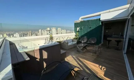 Cobertura penthouse exclusiva à venda com vista panorâmica de são paulo. em santana.