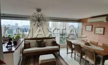 Apartamento 133m² à venda, Casa Verde, 3 suítes, 2 vagas, depósito com varanda gourmet.