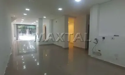 Loja na Braz Leme com 175 m², duas entradas, 2 banheiros, Santana.