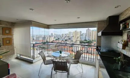 Apartamento à venda com 3 quartos, 3 banheiros, 2 vagas e varanda gourmet em Santana
