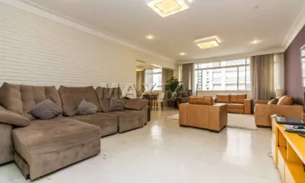 Apartamento de 212m² á venda, com 3 dormitórios, 3 banheiros, 1 vaga, santa cecilia.