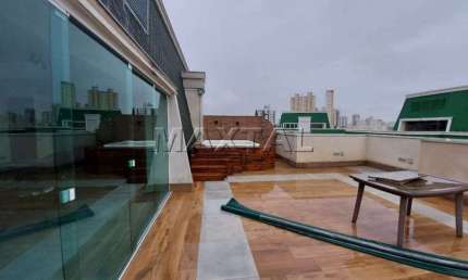 Apartamento Cobertura Duplex de 205 m² no Parque Mandaqui. 3 dormitórios, 2 suítes, 1 sala e 2 vagas