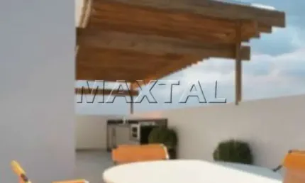 Apartamento cobertura à venda de 46,20m². Com 2 dormitórios, 1 sala e 1 banheiro.