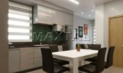 Apartamento cobertura para venda de 46,20m². com 2 dormitórios, 1 sala e 1 banheiro.