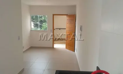 Apartamento à venda novo de 40m². Com 2 dormitórios e 1 suíte, na Vila Mazzei.