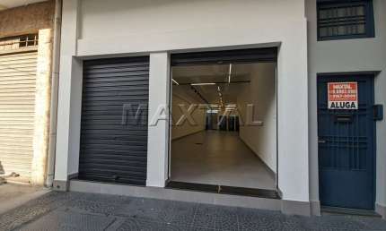 Loja Nova para locação no Bairro da Luz com 165m², na Região da Rua das Noivas e Bom Retiro.