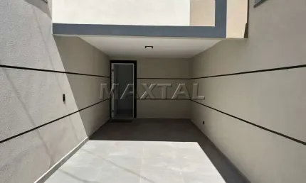 Sobrado com 130 m²,  3 suítes , 2 vagas e churrasqueira no parque do mandaqui