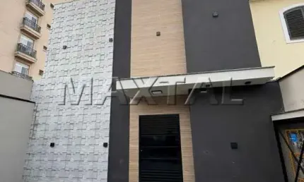 Apartamento novo de 40m² com 2 dormitórios e sala, no Jardim São Paulo.