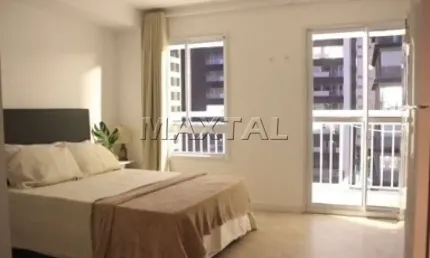 Studio mobiliado de 25 m² para locação em Pinheiros, próximo à Rua Oscar Freire e metrô