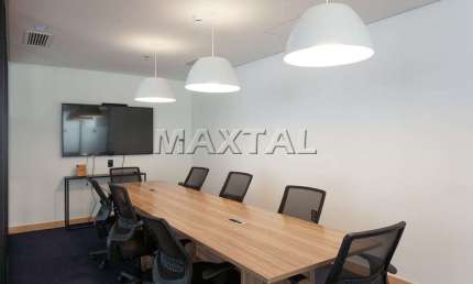 Conjunto Comercial Mobiliada para Locação  Edifício Metro Office II  Pinheiros.