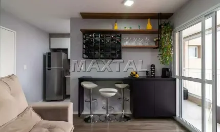 Apartamento de 48m² na casa verde, 2 quartos, 1 banheiro, 1 vaga e lazer completo.