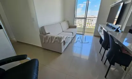 Apartamento à venda de 55m², 2 dormitórios, sacada e 1 vaga, no imirim.