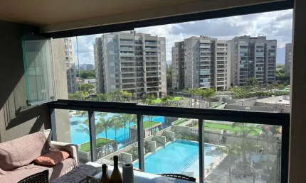 Apartamento com 2 quartos à venda na avenida cândido portinari, barra da tijuca, rio de janeiro, 79 m2 por r$ 1.380.000