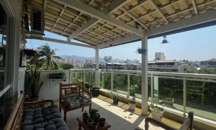 Cobertura à venda na rua são francisco de assis, recreio dos bandeirantes, rio de janeiro, 205 m2 por r$ 1.290.000
