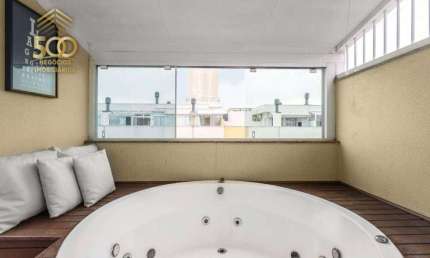 Cobertura DUPLEX com 2 dormitórios à venda, 76 m² por R$ 1.400.000 - Jurerê Internacional - Florianópolis/SC.